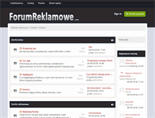 Tablet Screenshot of forumreklamowe.com